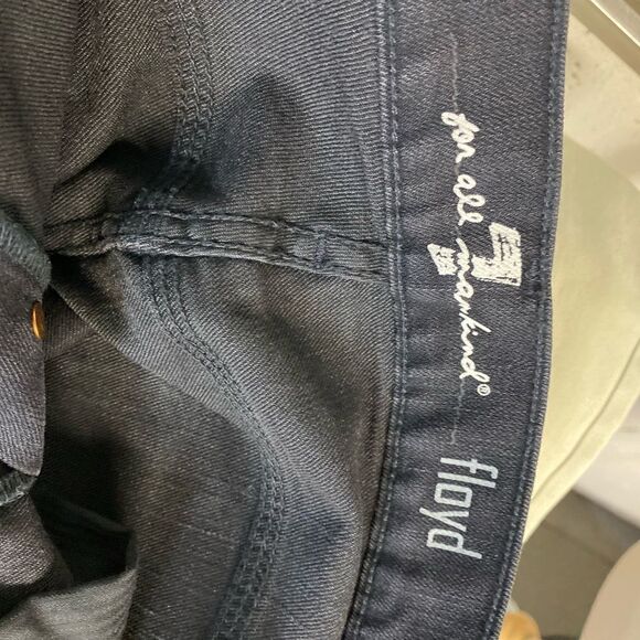 #157 7 FOR ALL MANKIND The Floyd Jeans in Black - Picture 8 of 13